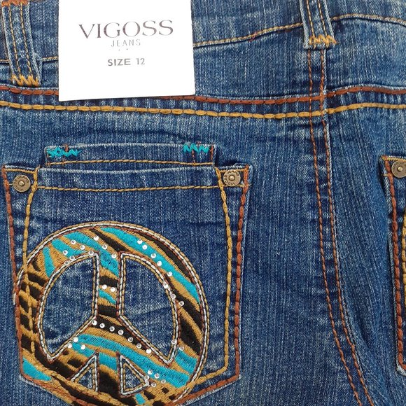 VIGOSS Jeans For Girl - Size 12 - Picture 6 of 8